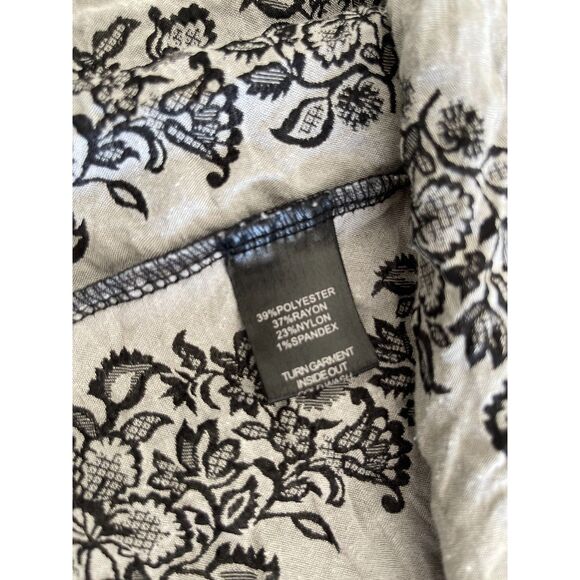 Lapiz pull on skirt VTG Y2K flare smocked convertible floral women one size - Picture 3 of 5